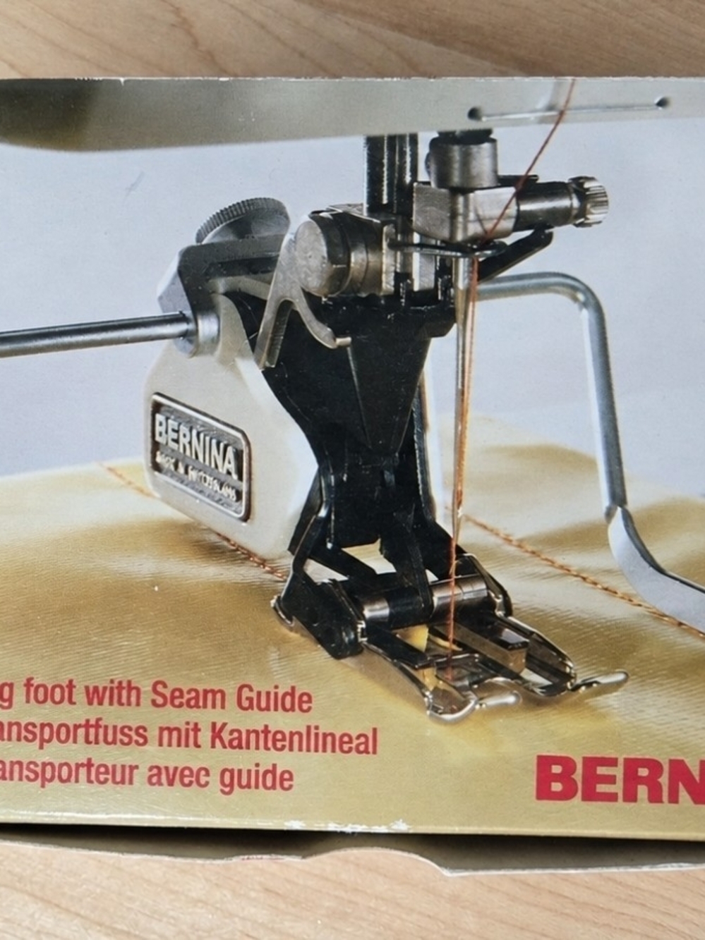 BERNINA Even Feed/Walking Foot Presser Foot Attachment with Seam Guide